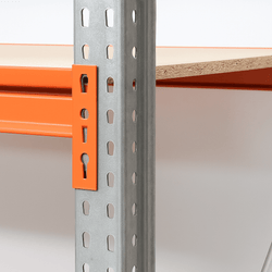 Heavy Duty Warehouse Longspan Racking Shelving System Starter Bay (500kg per level), 2m / 950mm / 600mm, Filstorage