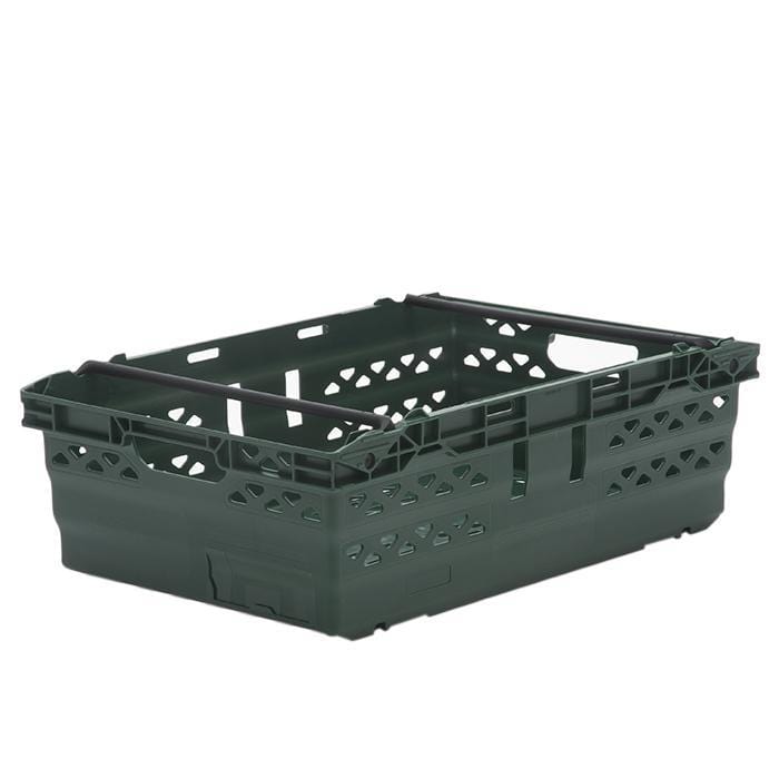 Supermarket Bale Arm Stacking Logistics Crate 35L, Blue, Filstorage