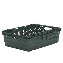 Supermarket Bale Arm Stacking Logistics Crate 35L, Blue, Filstorage