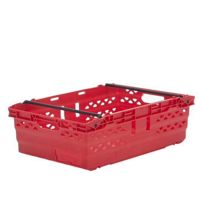 Supermarket Bale Arm Stacking Logistics Crate 35L, Blue, Filstorage