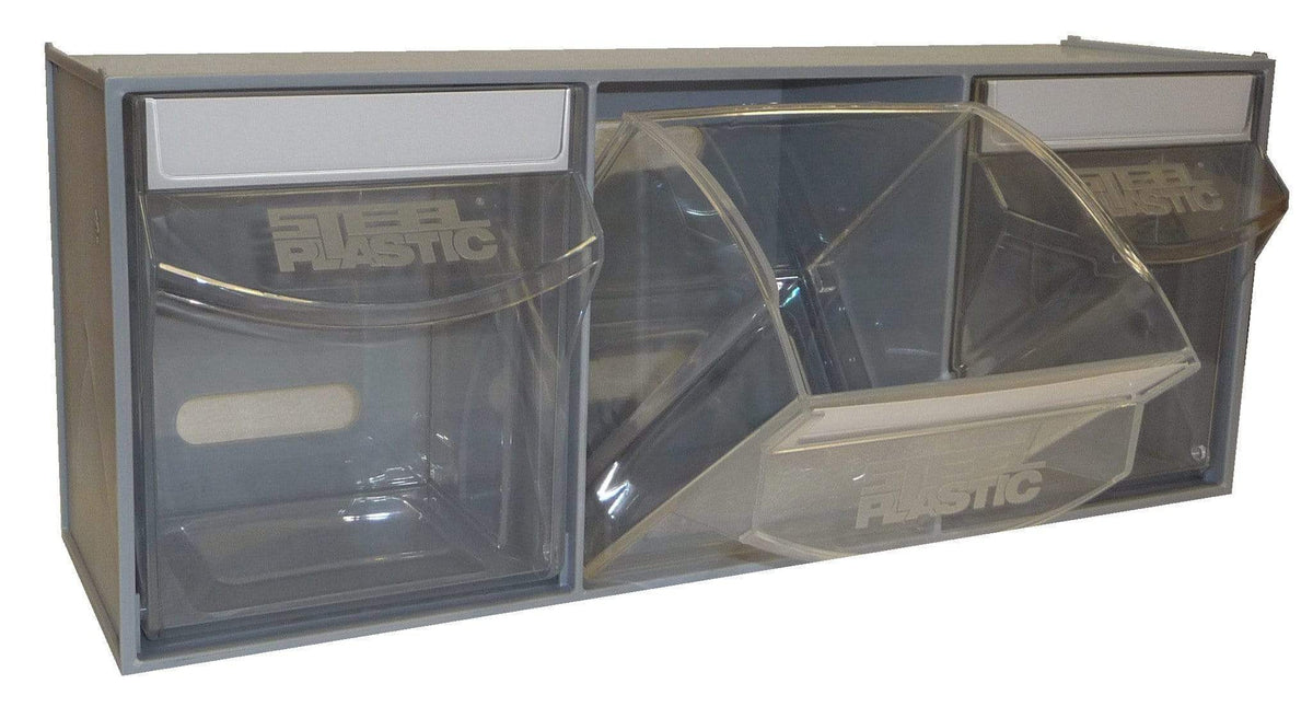 Complete Van Storage Tilt Bin Kit (27 compartments), Tilt Bin Van Kit, Filstorage