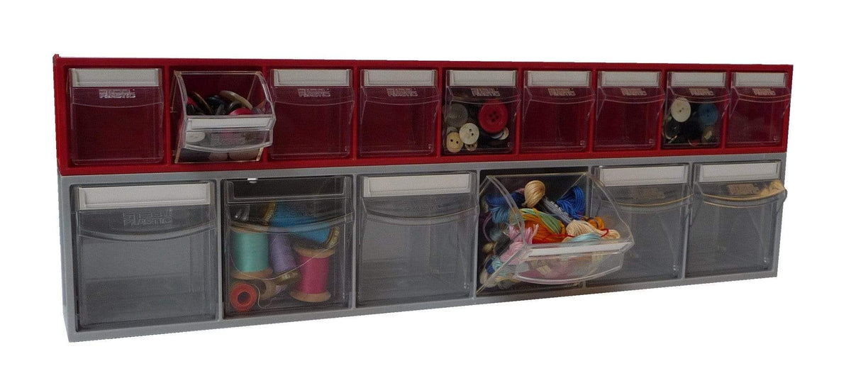 Van Storage Tilt Bin 6 Grey & Locking Bar, View Bin 6 GREY SPECIAL OFFER, Filstorage