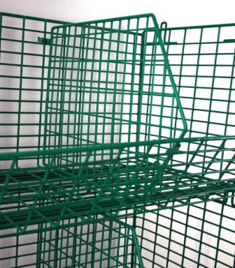 MT8 (small) Unit Complete 4 Baskets & Dividers, GREEN MT8 Unit 4 Baskets, Filstorage