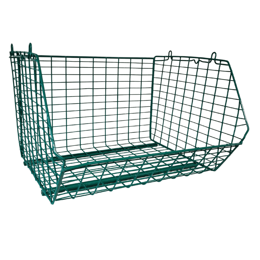 MT8 (small) Wire Storage Basket (single), MT8 Wire Green / 1, Filstorage