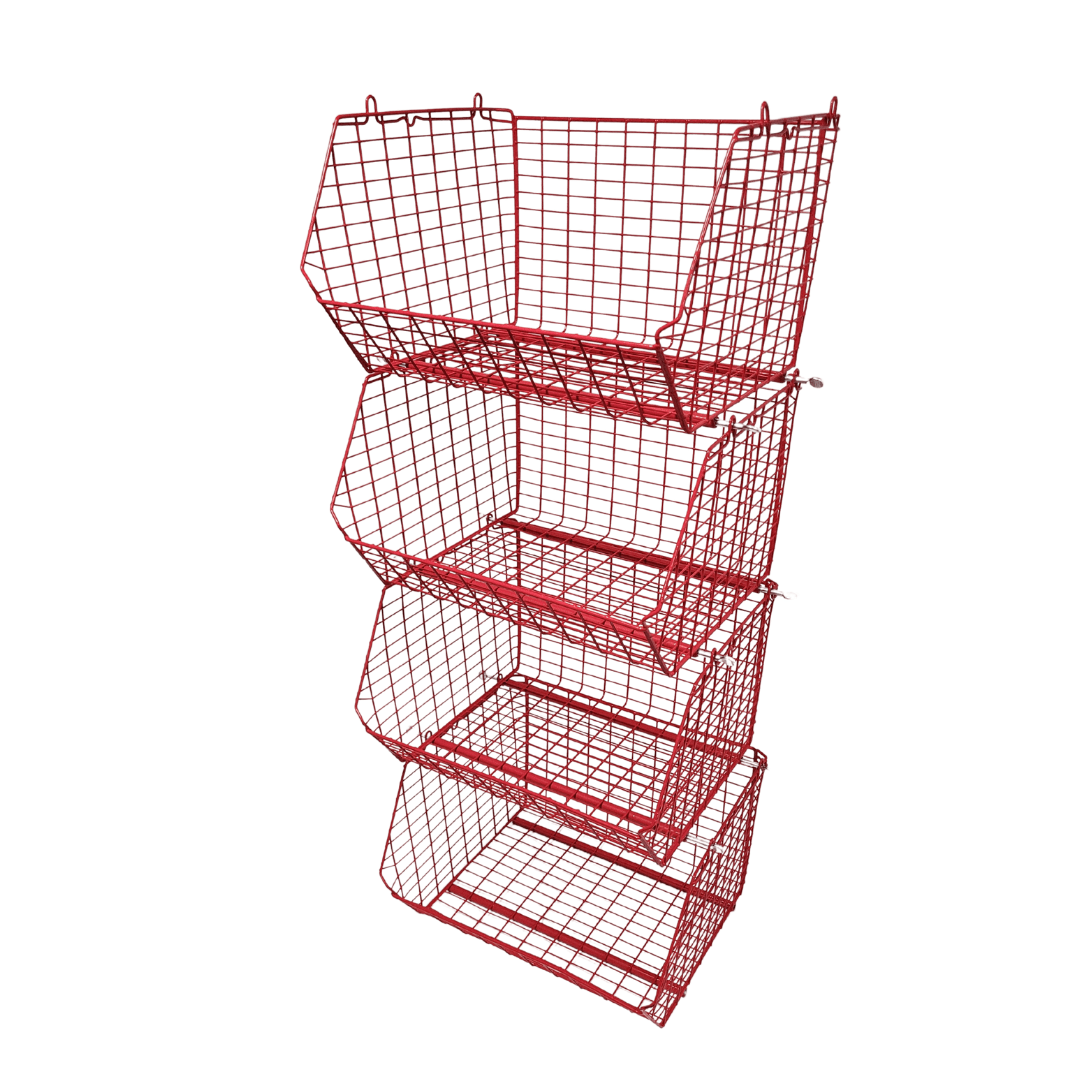 MT8 (small) Unit Complete 4 Baskets & Dividers, GREEN MT8 Unit 4 Baskets, Filstorage