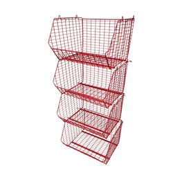 MT8 (small) Unit Complete 4 Baskets & Dividers, GREEN MT8 Unit 4 Baskets, Filstorage
