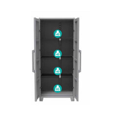 Heavy Duty Workshop Garage Cupboard Cabinet (Modular Pro4) - Filstorage