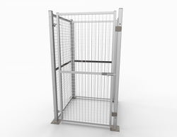 Warehouse Steel Mesh Security Cage 1850mm H, W1017 x D1017mm, Filstorage