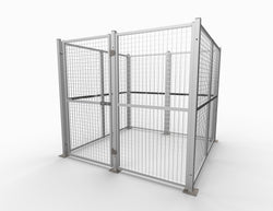 Warehouse Steel Mesh Security Cage 1850mm H, W1934 x D1934mm, Filstorage