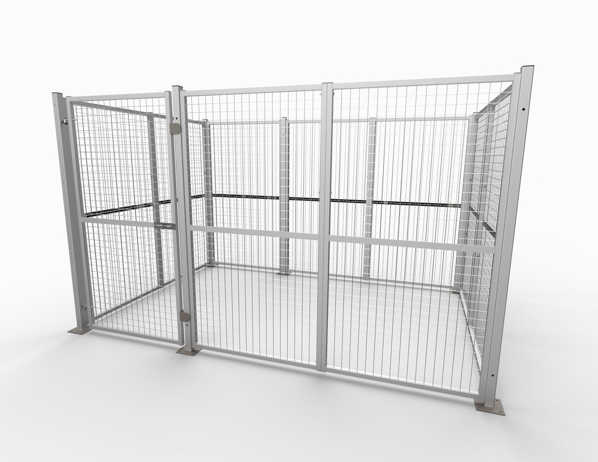 Warehouse Steel Mesh Security Cage 1850mm H, W2901 x D1934mm, Filstorage