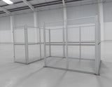 Warehouse Steel Mesh Security Cage 1850mm H, W1934 x D1017mm, Filstorage