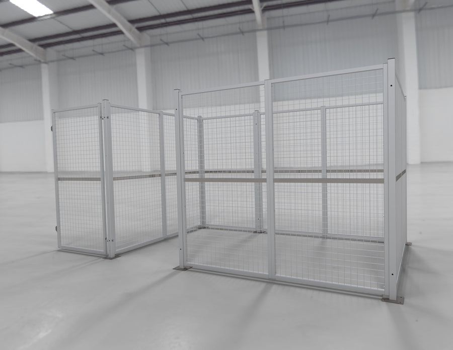 Warehouse Steel Mesh Security Cage 1850mm H, W1934 x D1017mm, Filstorage