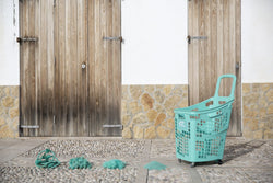 OCEANIS Plastic Shopping Trolley Basket 65L, 65L Oceanis, Filstorage