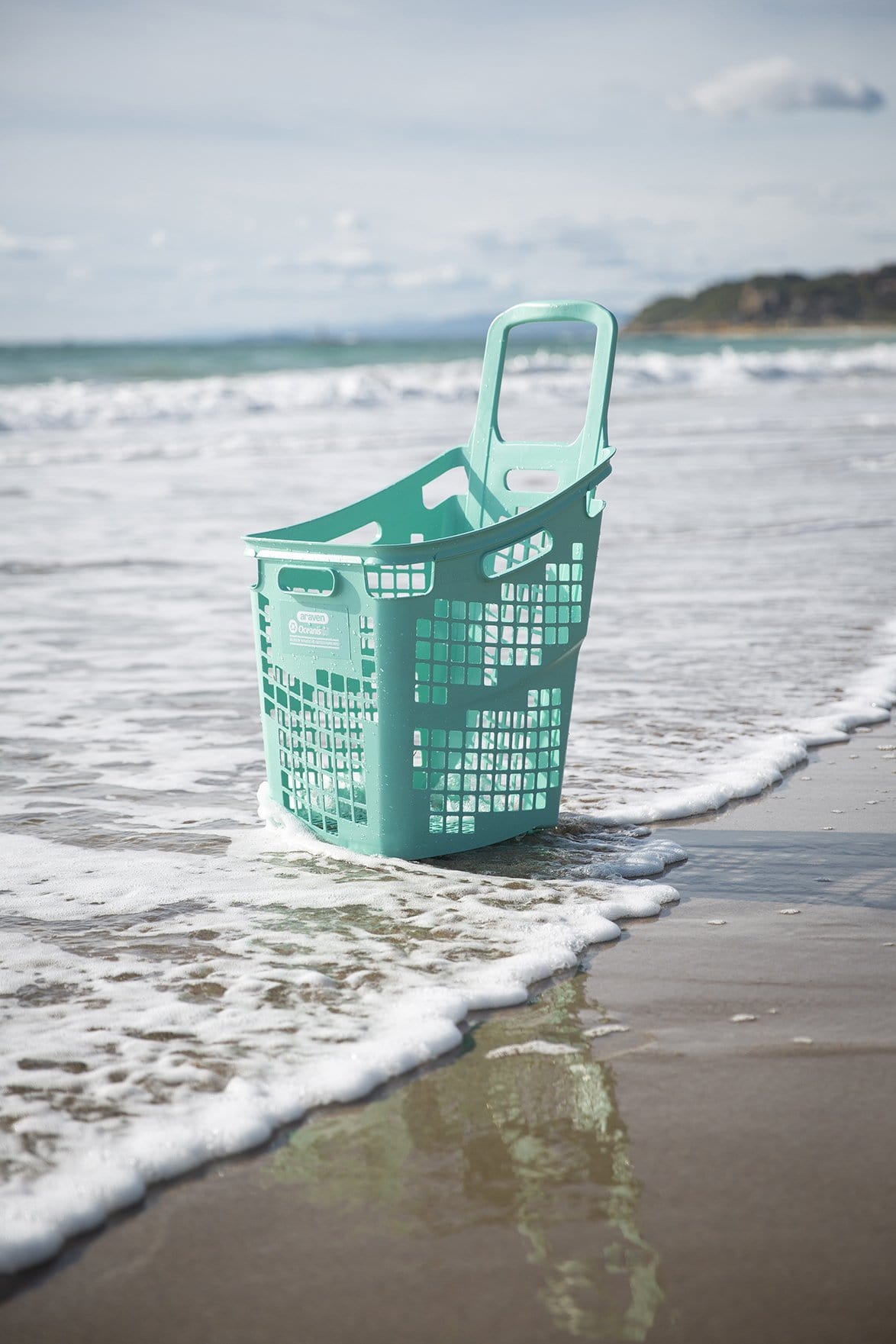 OCEANIS Plastic Shopping Trolley Basket 65L, 65L Oceanis, Filstorage