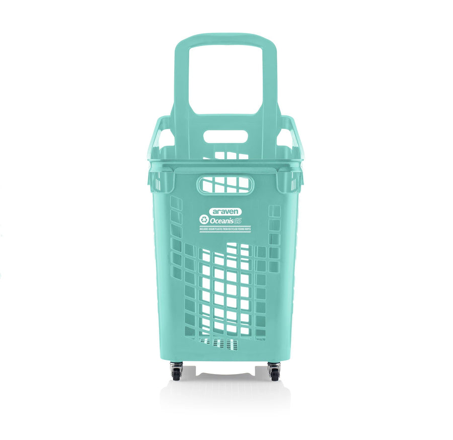 OCEANIS Plastic Shopping Trolley Basket 65L, 65L Oceanis, Filstorage