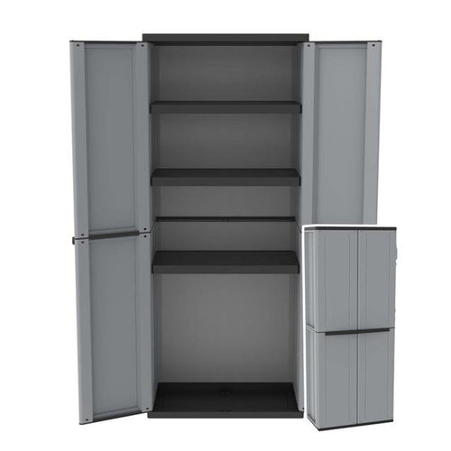 Grey Large Open Front Stacking Storage Pick Bin Containers 50L – Filstor