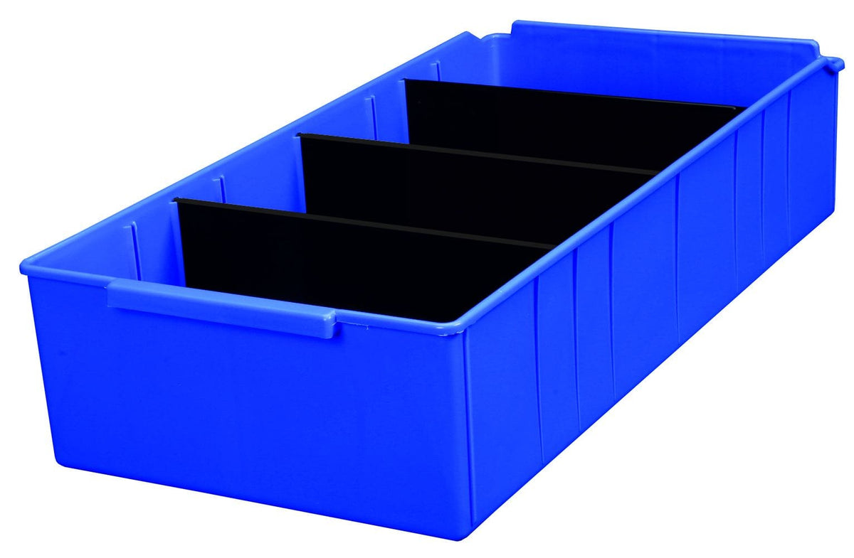 XL Blue Panda Shelf Storage Bin (2 Sizes), 605 (615x300x135), Filstorage