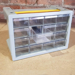 Poker 16 Compartment Storage Cabinet Organiser, Poker16, Filstorage