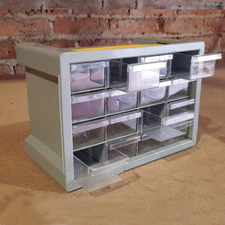 Poker 16 Compartment Storage Cabinet Organiser, Poker16, Filstorage