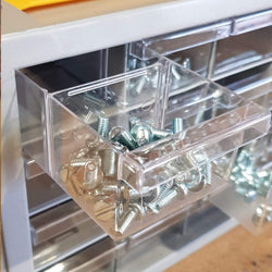 Poker 16 Compartment Storage Cabinet Organiser, Poker16, Filstorage