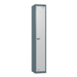 1 Door Steel Locker Silver Door