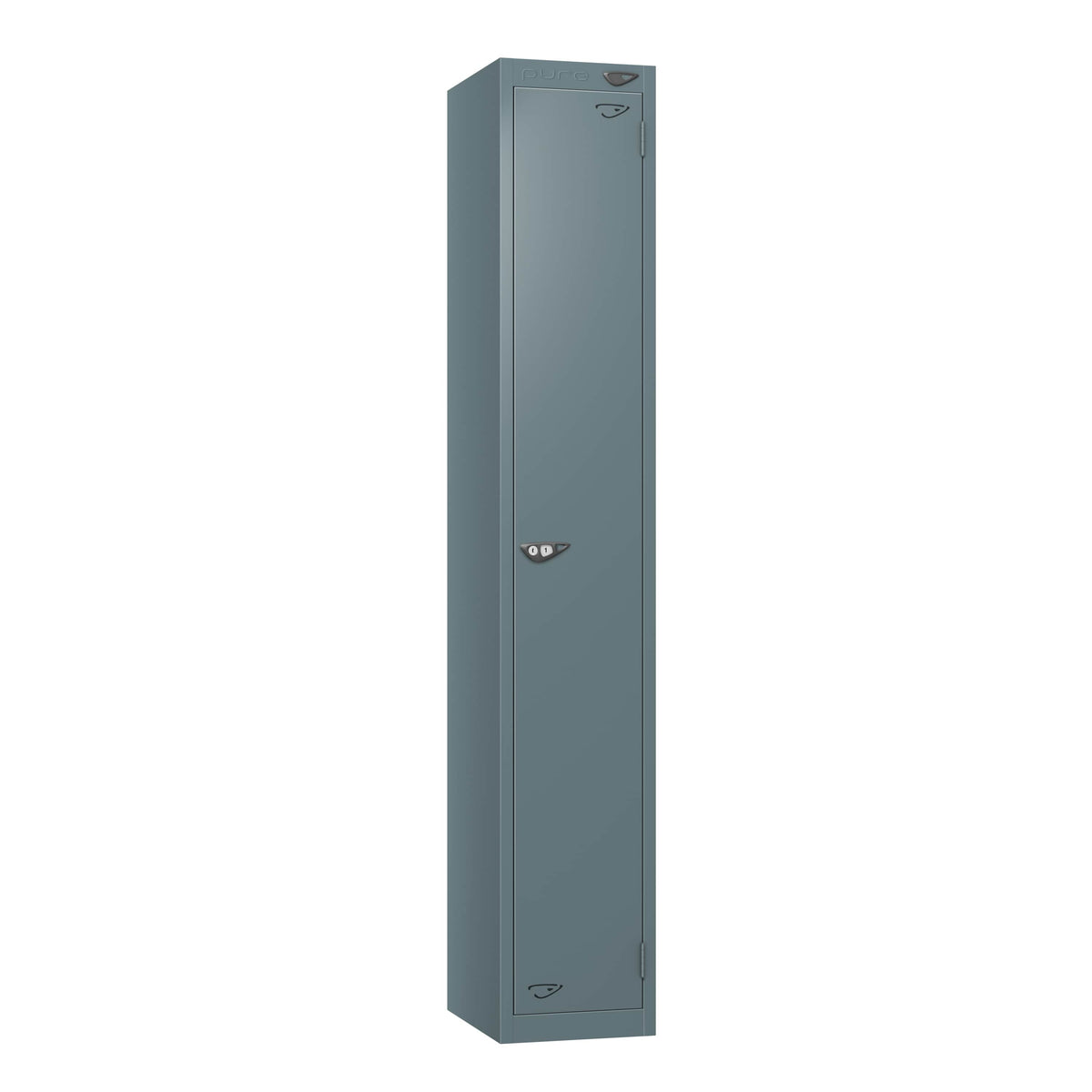 1 Door Steel Locker Slate Grey Door