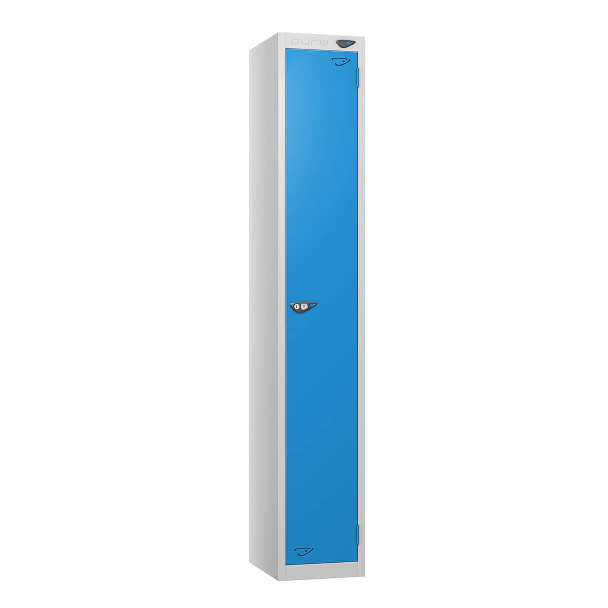Pure 1 Door Steel Locker (Silver Body)