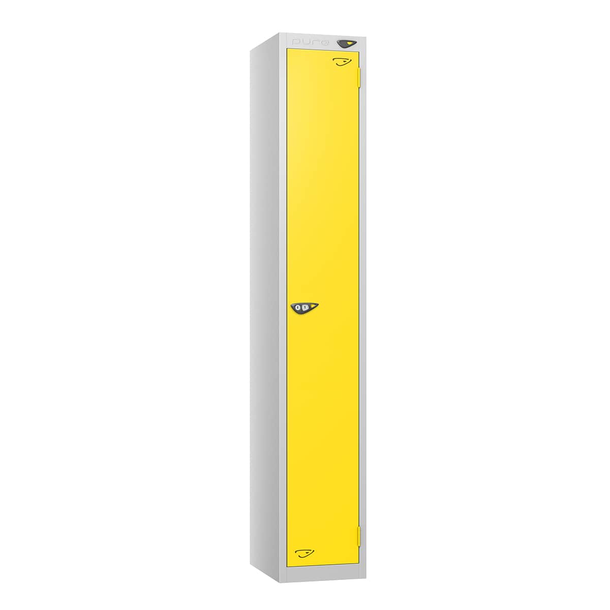 Pure 1 Door Steel Locker (Silver Body)
