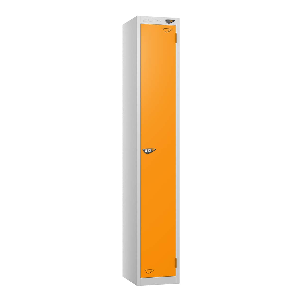 Pure 1 Door Steel Locker (Silver Body)