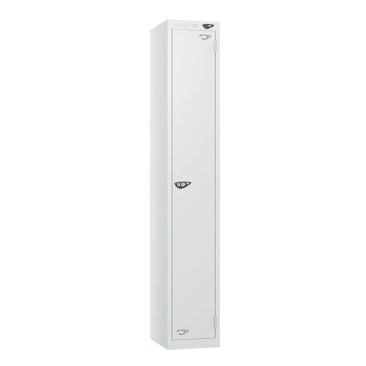 Pure 1 Door Steel Locker (White Body)