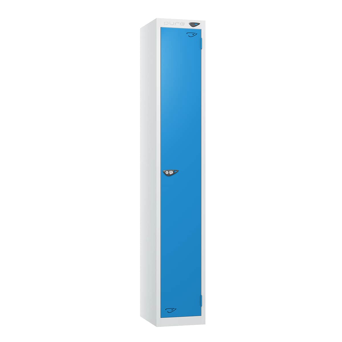 Pure 1 Door Steel Locker (White Body)