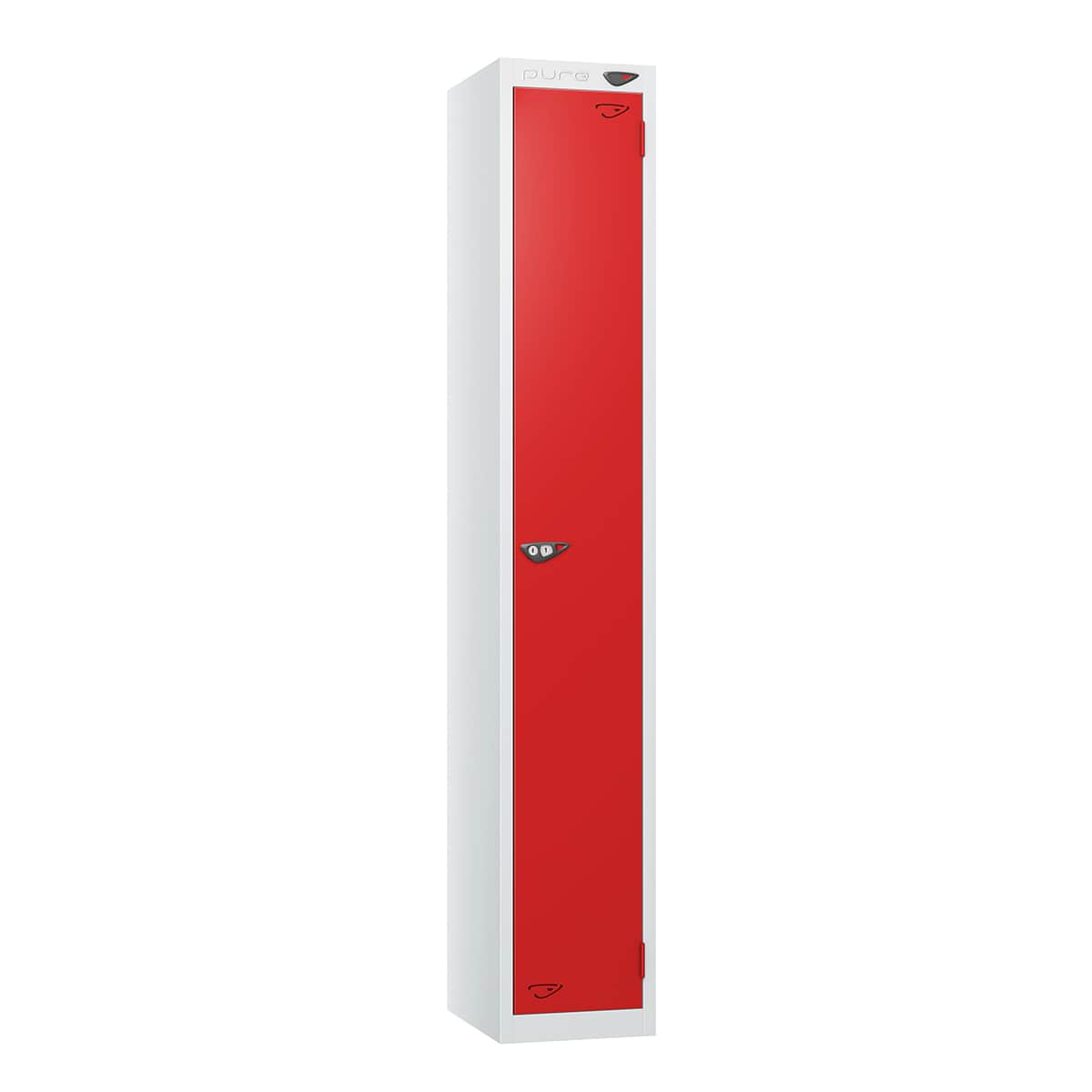 Pure 1 Door Steel Locker (White Body)
