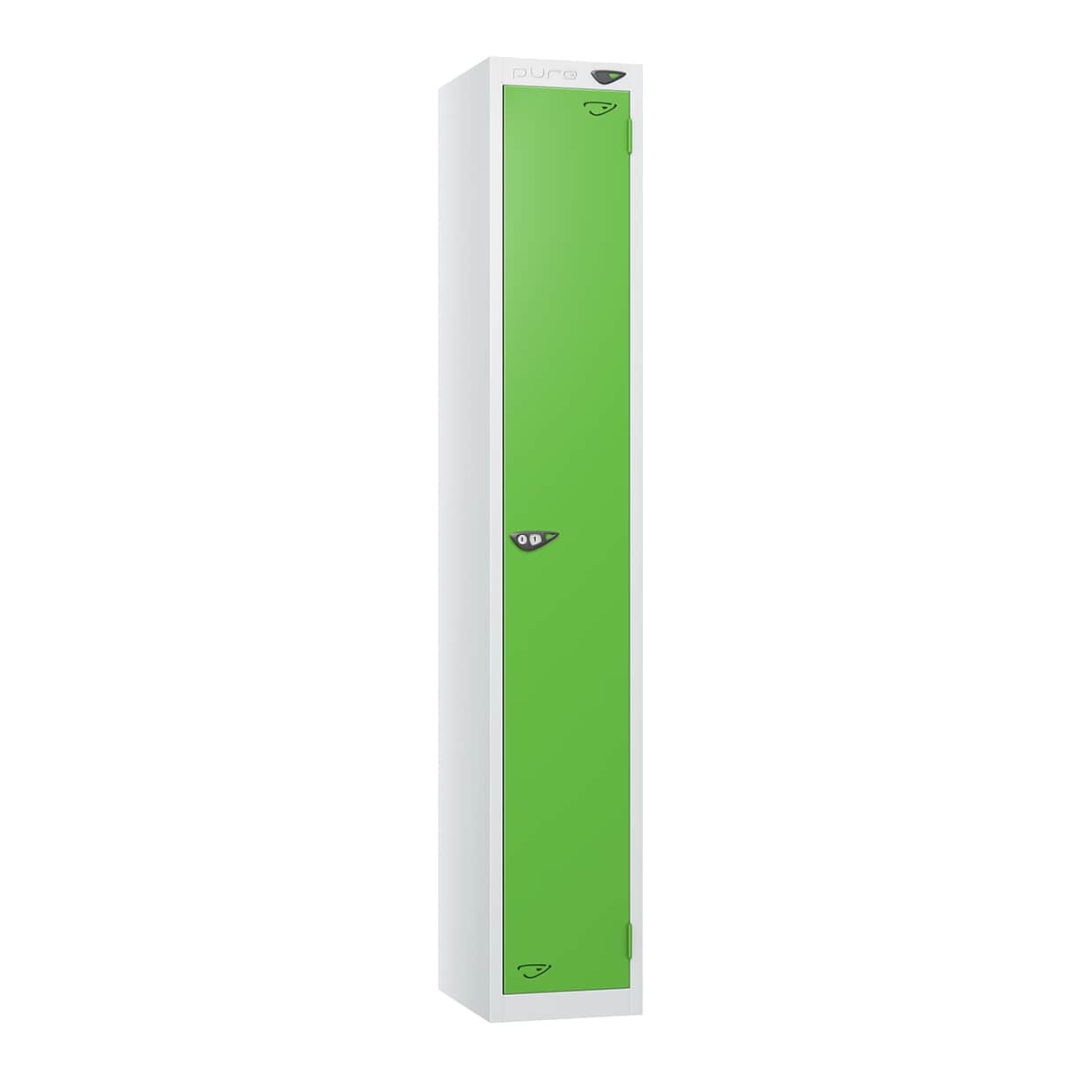 Pure 1 Door Steel Locker (White Body)