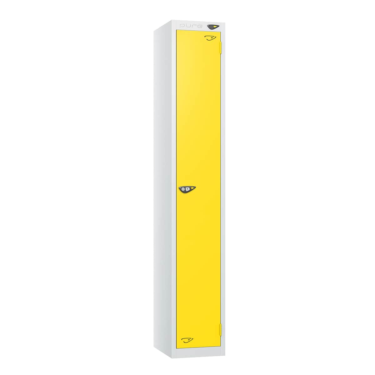 Pure 1 Door Steel Locker (White Body)