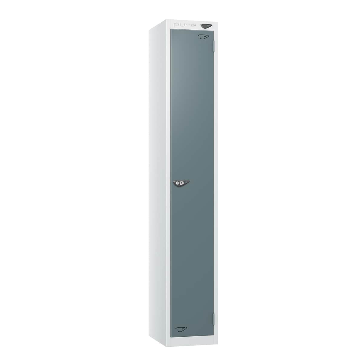Pure 1 Door Steel Locker (White Body)