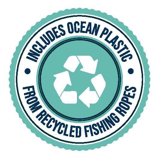 OCEANIS Plastic Shopping Trolley Basket 52L (Recycled Ocean Plastic), 52L Oceanis, Filstorage