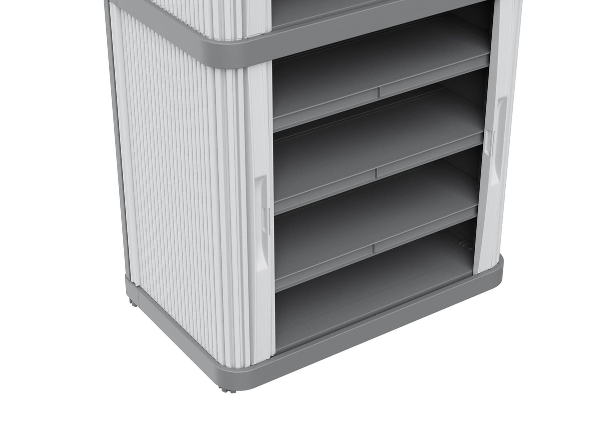 Rolling Space Modular2 Plastic Garage Cupboard Cabinet 1150mm H x 590mm W x 360mm D, Rolling Space Cab 2, Filstorage