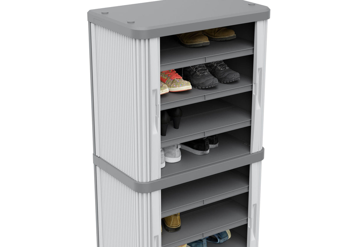 Rolling Space Modular2 Plastic Garage Cupboard Cabinet 1150mm H x 590mm W x 360mm D, Rolling Space Cab 2, Filstorage
