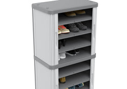Rolling Space Modular2 Plastic Garage Cupboard Cabinet 1150mm H x 590mm W x 360mm D, Rolling Space Cab 2, Filstorage