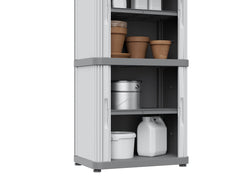 Rolling Space Modular2 Plastic Garage Cupboard Cabinet 1150mm H x 590mm W x 360mm D, Rolling Space Cab 2, Filstorage