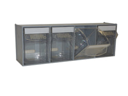 Complete Tilt Bin Stand with Double-Sided Base (S517) Various Sizes, Complete Tilt Bin Stand with Base (S517), Filstorage