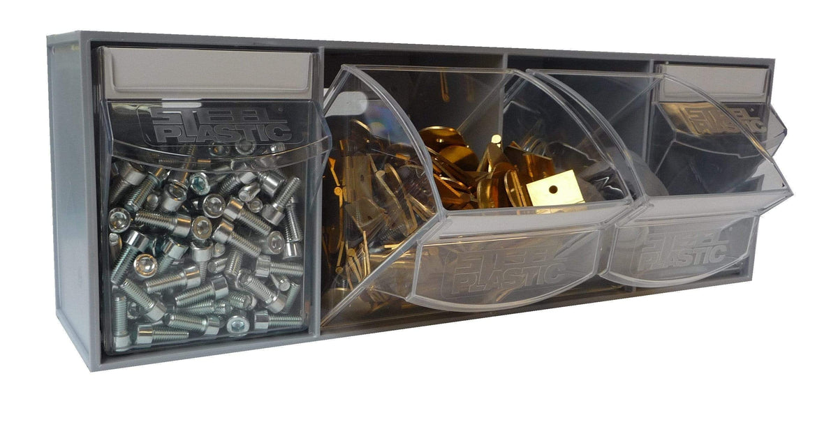 Complete Van Storage Tilt Bin Kit (27 compartments), Tilt Bin Van Kit, Filstorage