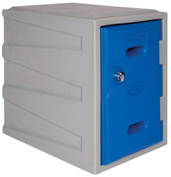 Bundle Offer: 28 x LK1 Plastic Locker 450mm H, 450mm High / Blue / Key Operated Lock, Filstorage