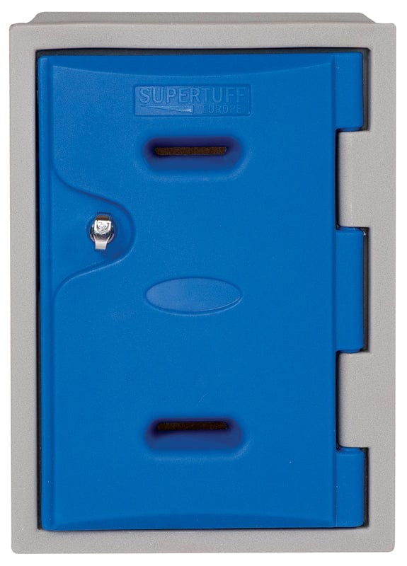 Bundle Offer: 28 x LK1 Plastic Locker 450mm H, 450mm High / Blue / Key Operated Lock, Filstorage