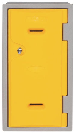 LK2 Plastic Locker 600mm H, 600mm High / Blue / Key Operated Lock, Filstorage