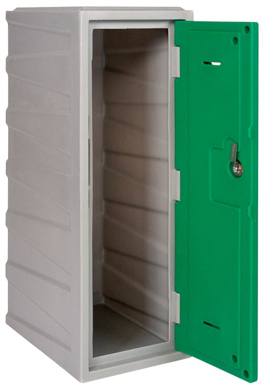 Offer: Set of 4 LK3 Plastic Locker 900mm H, 900mm High / Blue / Key Operated Lock, Filstorage