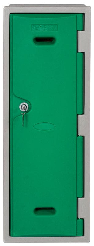 LK3 Plastic Locker 900mm H, 900mm High / Blue / Key Operated Lock, Filstorage