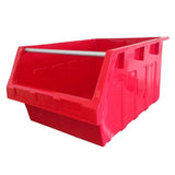 Large Stack & Nest Bin Supra 8 Stacking Storage Bin - RED 300mm H x 425mm W x 600mm D, RED SUPRA 8, Filstorage