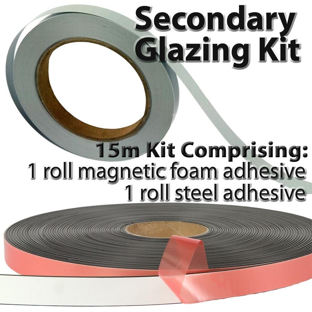 Secondary Glazing Magnetic Tape Kit, Secondary Glazing 15m, Filstorage