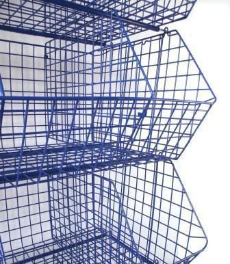 C2DS (large) Mobile Unit Complete (3 Baskets), RED C2DS Mobile Unit 3 Baskets, Filstorage